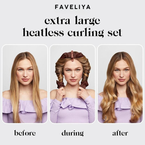 Faveliya Overnight Heatless Hair Curler